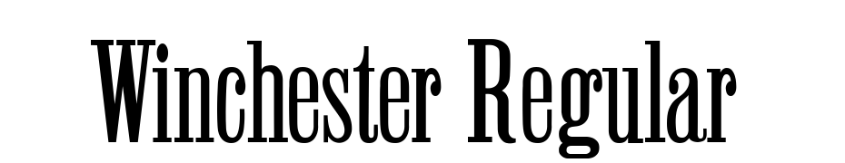 Winchester Regular Yazı tipi ücretsiz indir